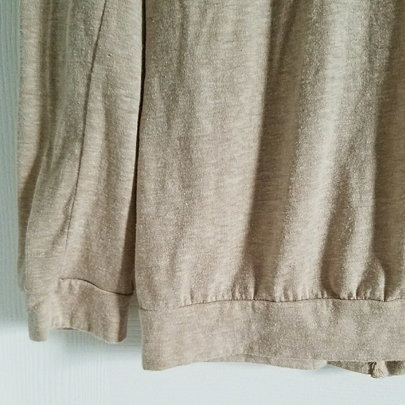 🦊 BDG Cream Cardigan Sweater V Neck w/ Pockets - Picture 7 of 7